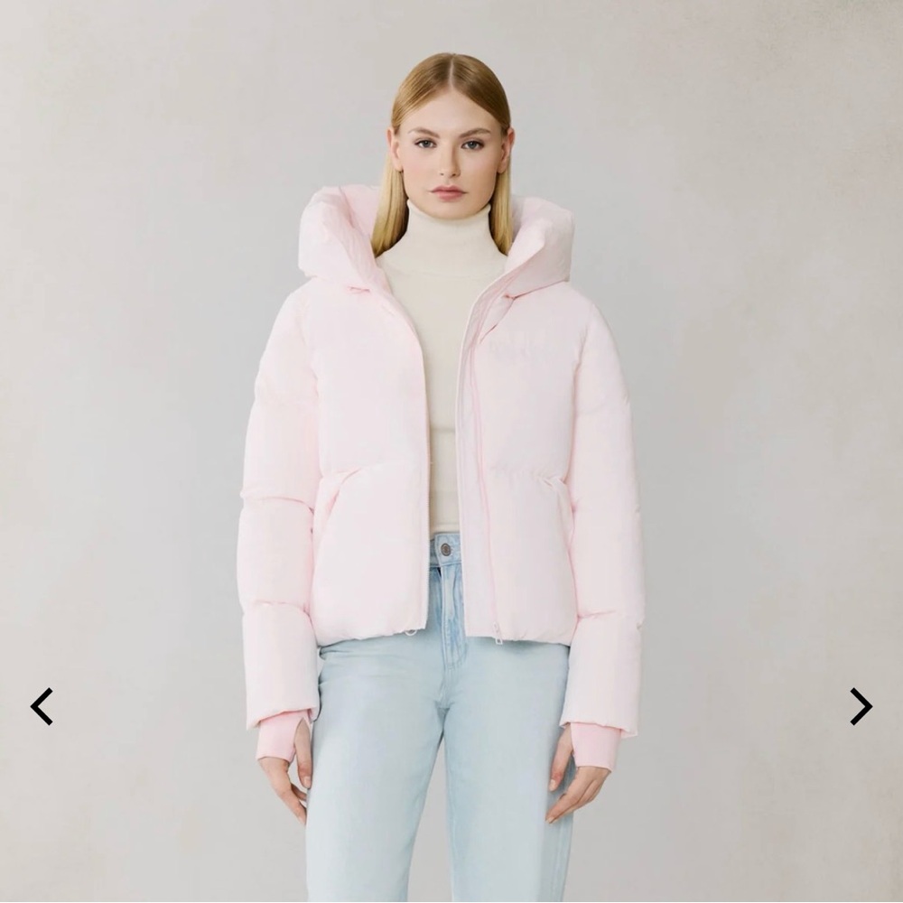 Soia & Kyo Light Pink Puffer Jacket
